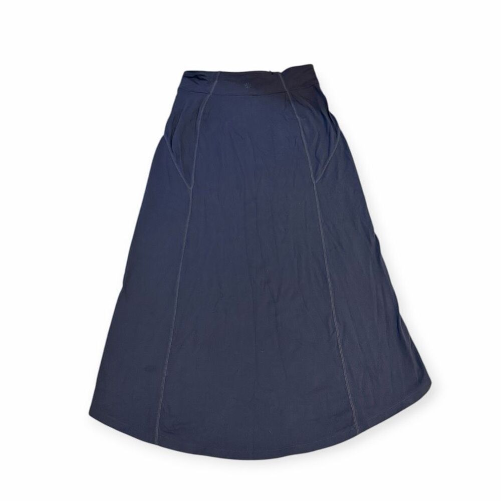ATHLETA Women’s Gray Blue Thrones High-Low Maxi Skirt Small #919101 - Picture 3 of 6